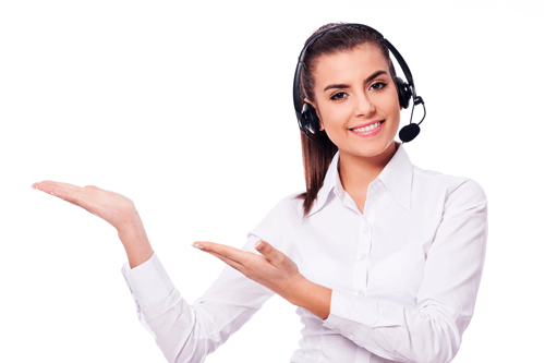 smiling-woman-headset-presentation-something